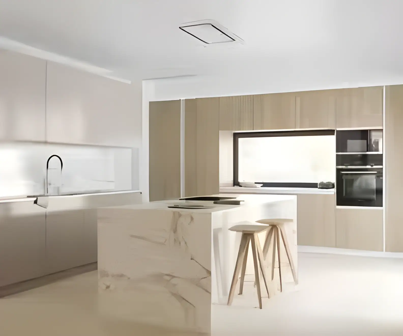 Cocina reformada en Getafe con mobiliario nuevo
